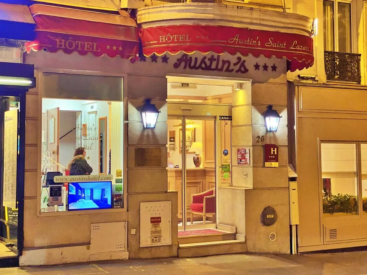 פריז Austin'S Saint Lazare Hotel 3*,  צרפת