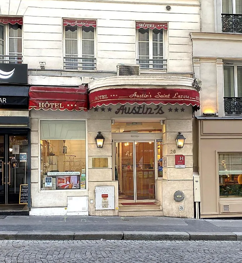 Austin'S Saint Lazare Hotel Paris Frankrike